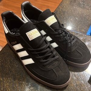 Adidas Spezial Black Sneakers with White Stripes
